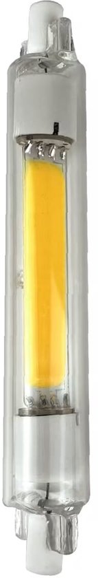 Avide R7S Barre LED Lampe Dimmable 118mm - 10W 220-240V - 3000K - Lumières LED Plug-in - 1000lm - Lumière Blanc Chaud - Remplace la lampe 72W