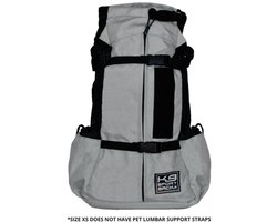 K9 Sport Sack - AIR2 - M - MEDIUM - Light Grey - Hondenrugzak - draagtas hond - rugzak hond