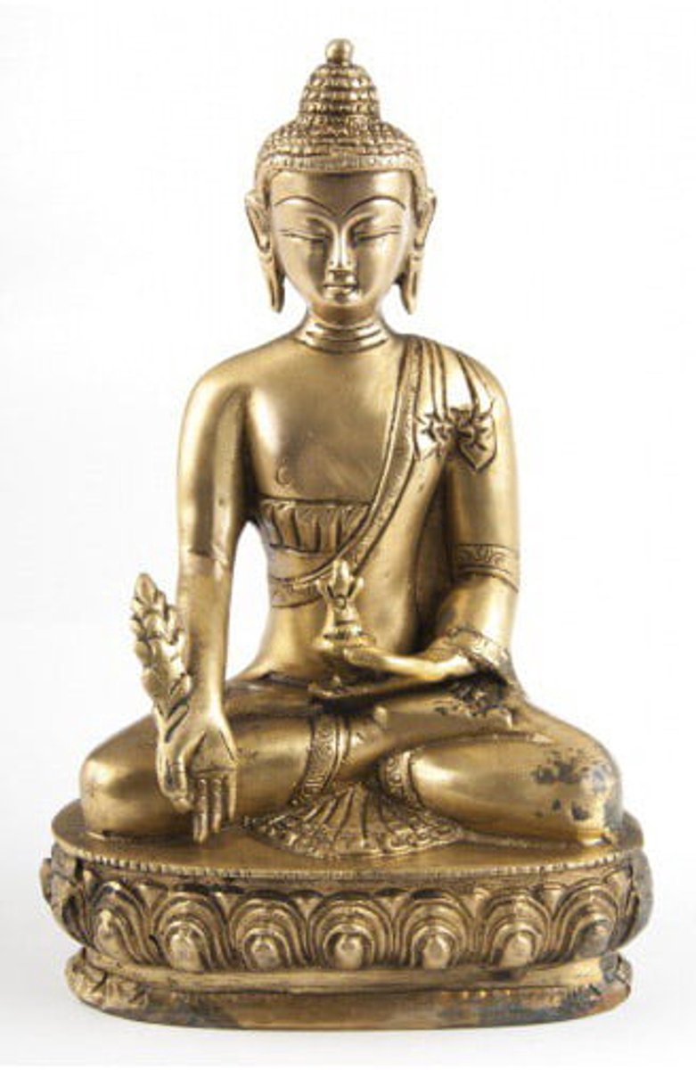 Medicijn boeddha messing 20 cm