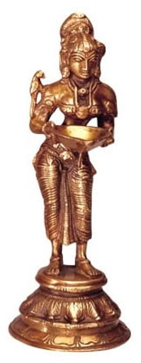 Lakshmi messing 14 cm