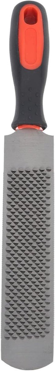 Allecto Premium - Hoefrasp Koolstofstaal Ergonomisch - Hoefijzervijl voor Dierenhoeven - Flexibel Handvat - Geschikt voor Paarden, Geiten en Koeien - 8 inch