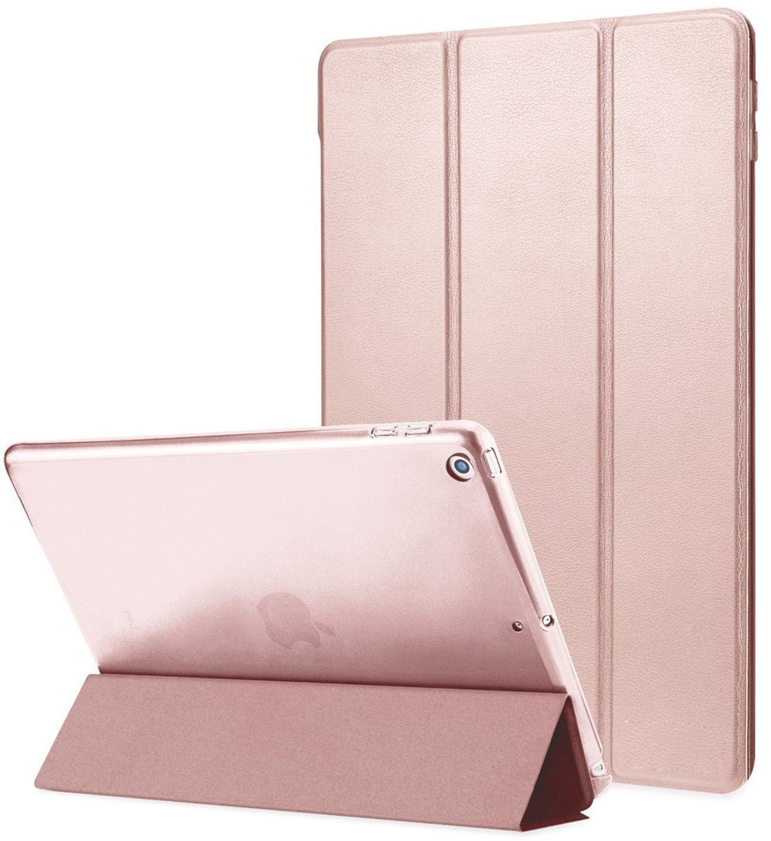 Geschik voor iPad Pro 9.7 2017 Smart Cover Case Roségoud
