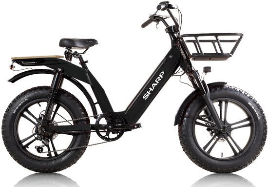 Sharp Lipari elektrische transport fatbike 12.6Ah 20 inch