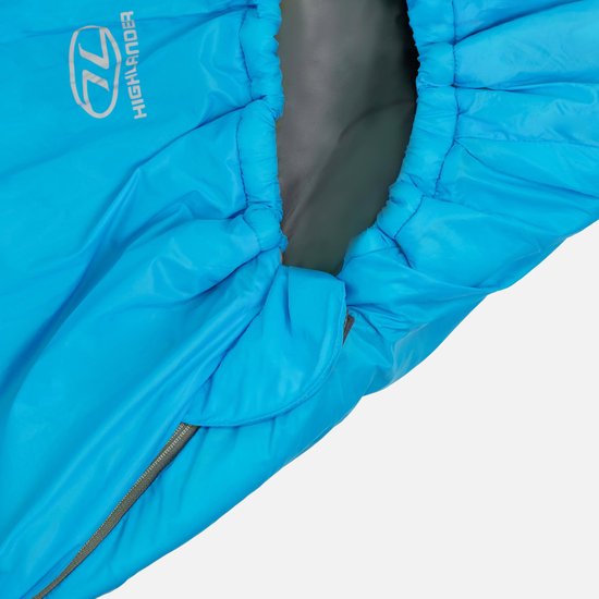 Highlander mummyslaapzak Zeta 150 Sky Blue 5°C - Blauw van Highlander — afbeelding 5