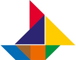 Schmidt® - Tangram Kids - Kinderspel - Creatief puzzelspel met houten stukken - vanaf 5 jaar - 1 speler