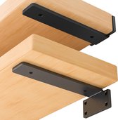 6 stuks Zwevende Plankdragers 90 Graden Schapsteune L-plankhoek voor wandmontage Zwaarlaststeun Boekenplankbeugel Wandplank Ondersteuning Metaal plankhouders,Zwart,20cm 6 stuks Zwevende Plankdragers 90 Graden Schapsteune L-plankhoek voor wandmontage Zwaarlaststeun Boekenplankbeugel Wandplank Ondersteuning Metaal plankhouders,Zwart,20cm