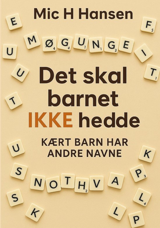 Det skal barnet IKKE hedde - cover
