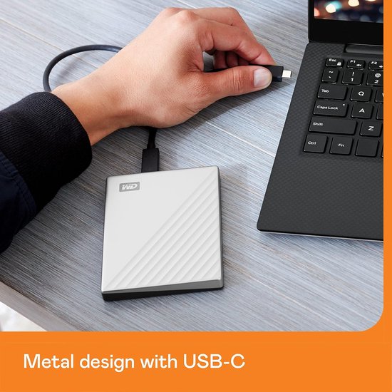 RFWR® Draagbare externe harde schijf 4 TB - USB-C, compatibel met PC, Xbox en PS4, met 256-bits AES-hardwareversleuteling van RFWR — afbeelding 3