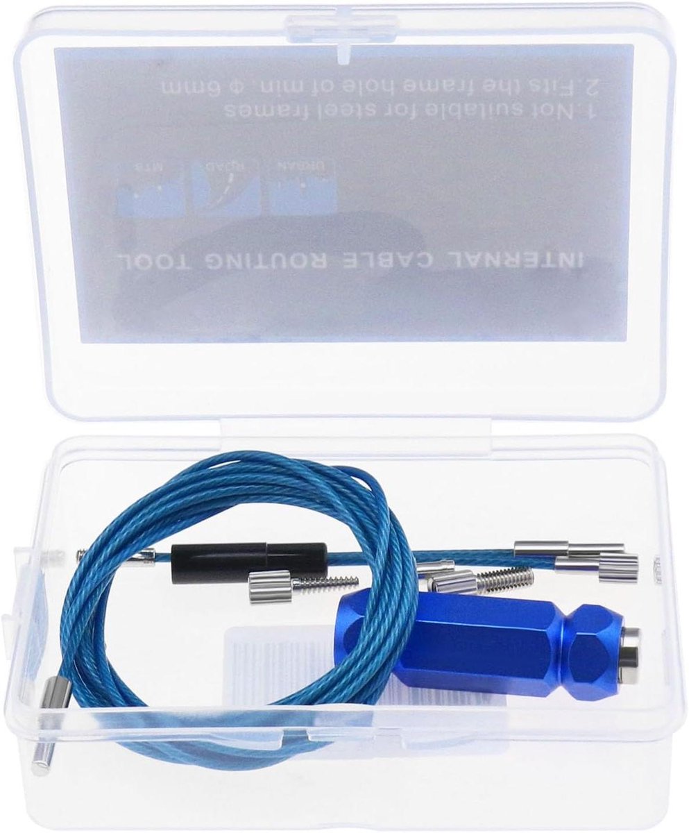Allecto Plus - Intern kabelgeleidingsgereedschap set voor fietsen - Handige accessoires voor racefietsen, BMX-fietsen en vouwfietsen - Fietsroutekit met rubberen geleidingskabel - Optimaliseer je interne kabels met gemak