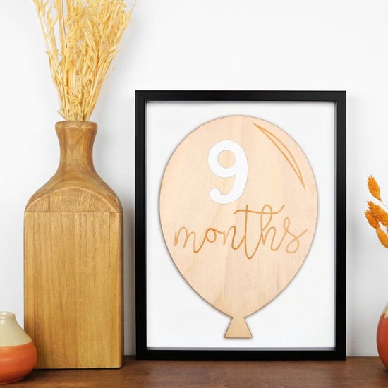 Baby Aankondiging Teken, 15cm Houten Hello World Pasgeboren Teken Geboorte Aankondiging Tekens Baby Naam Aankondiging Plaques voor Foto Rekwisieten Baby Shower Ziekenhuis Kinderdagverblijf