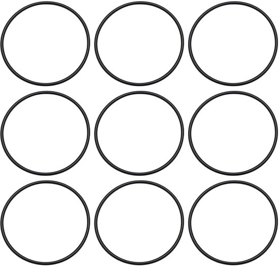 sourcing map Verpakking met 20 nitrilrubber O-ringen 38 mm AD 31 mm ID