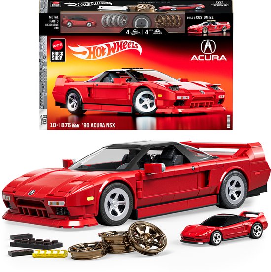 Mattel Brick Shop Hot Wheels '90 Acura Nsx bouwset voor volwassenen