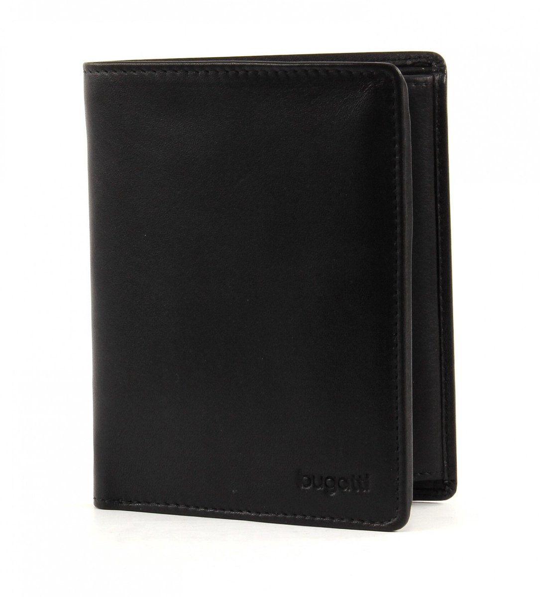 Bugatti Primo Portemonnee Leer 10 cm - Jongens - Staand formaat - schwarz