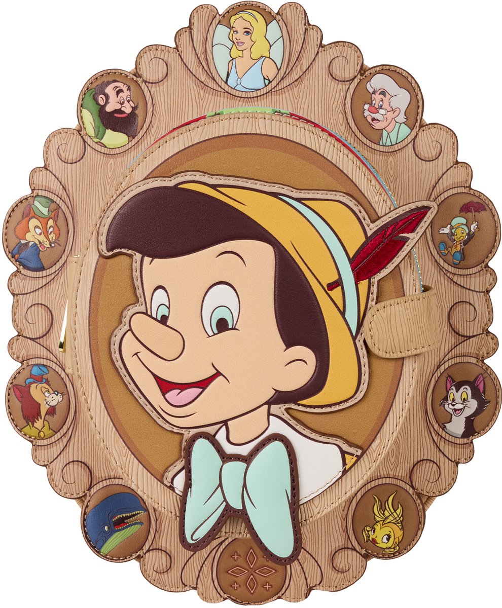 Disney Loungefly Backpack Pinocchio Cameo