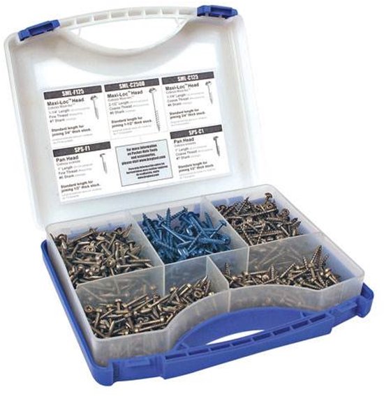 Jeu de vis pour trous de poche Kreg, 675 pièces - Bon kit de démarrage