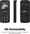 AGM M9 Outdoor Mobile Phone without Contract 4G 2.4 Inch Colour Display Rugged All Carriers Waterproof (IP68/69K, Shockproof, Dual SIM, Keyphone, 1000mAh Battery*2, FM Radio
