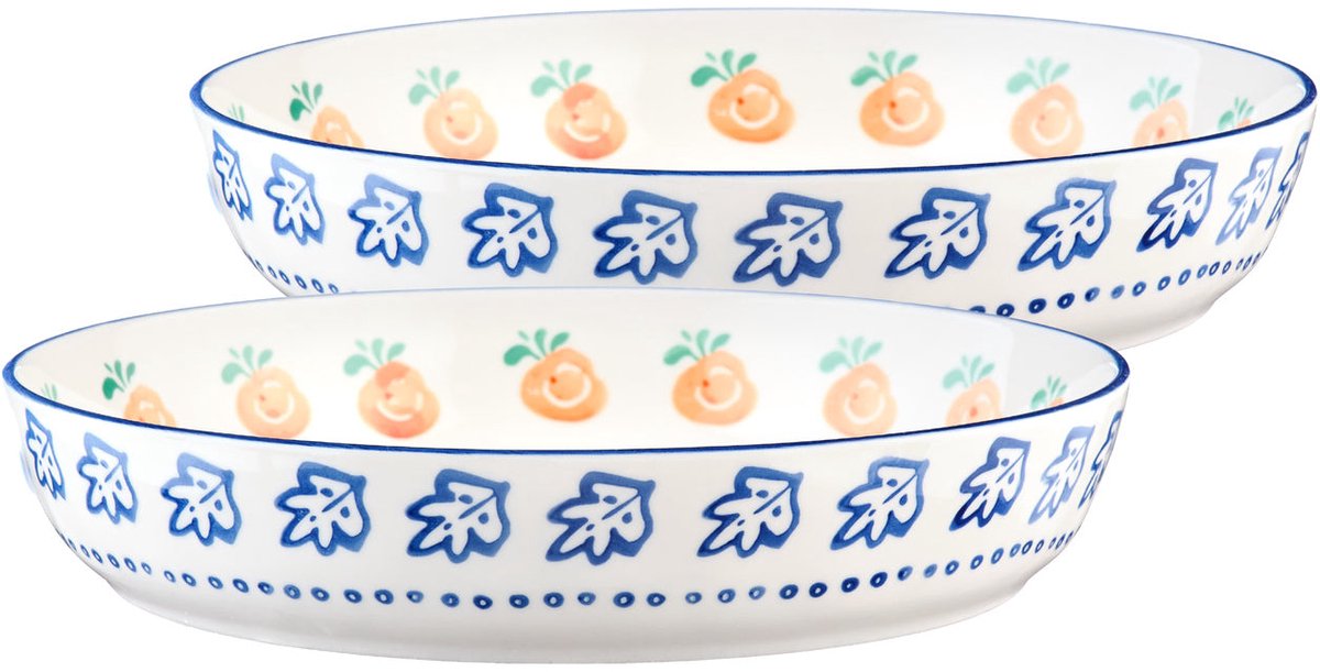 NAPOLI fruitmand Ø25,5cm - 2 stuks - Citrus