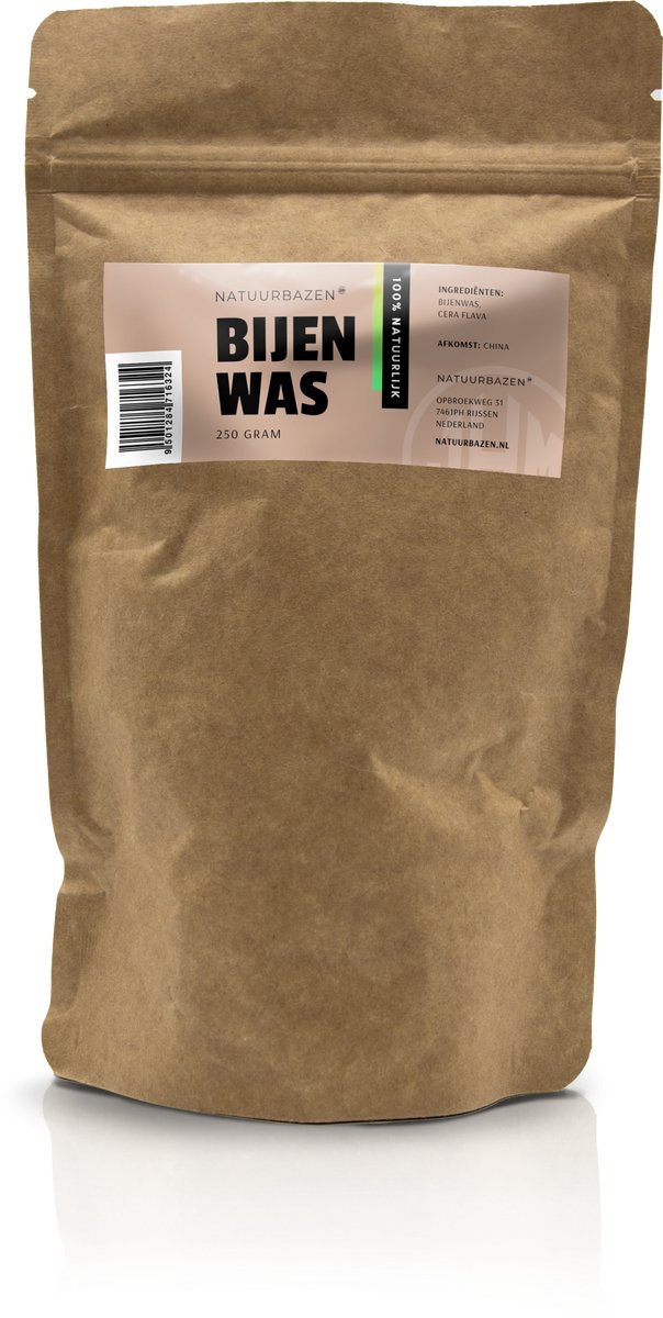 Natuurbazen Gele Bijenwas – 100% Natuurlijk & Onbewerkt – 250g in Parelvorm – Voor DIY Cosmetica, Lippenbalsem, Kaarsen & Huidverzorging – Puur van Bijen met Natuurlijke Honinggeur – Zonder Toevoegingen