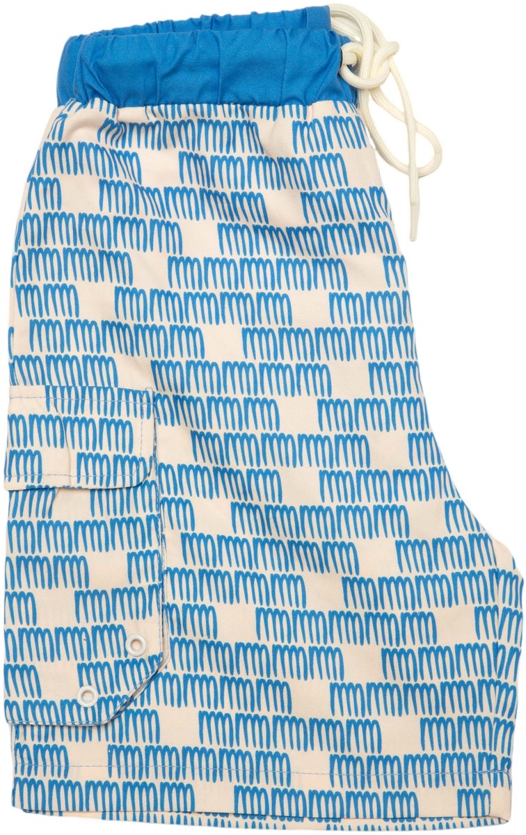 Ducksday - Zwembroek - boardshort - UV - werend - UPF50+ - Surf - Manta - Blauw - 98/104 — afbeelding 11