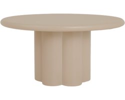 Eettafel Melzo rond beton 150 cm - Beige