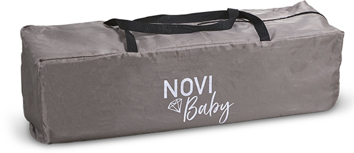 Novi Baby Nolan Luxe Air+ Campingbed/Box - Zand Melange - Compact inklapbaar campingbed - Inclusief transporttas thumbnail 4