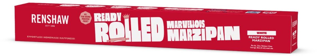Renshaw Kant en Klaar Uitgerolde Marsepein Schijf Naturel 400g