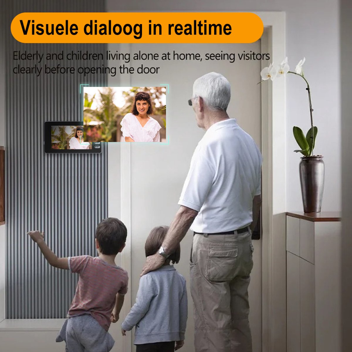 Draadloze Video Deurbel Systeem - Wifi - Smart - 1080P - Deurtelefoon