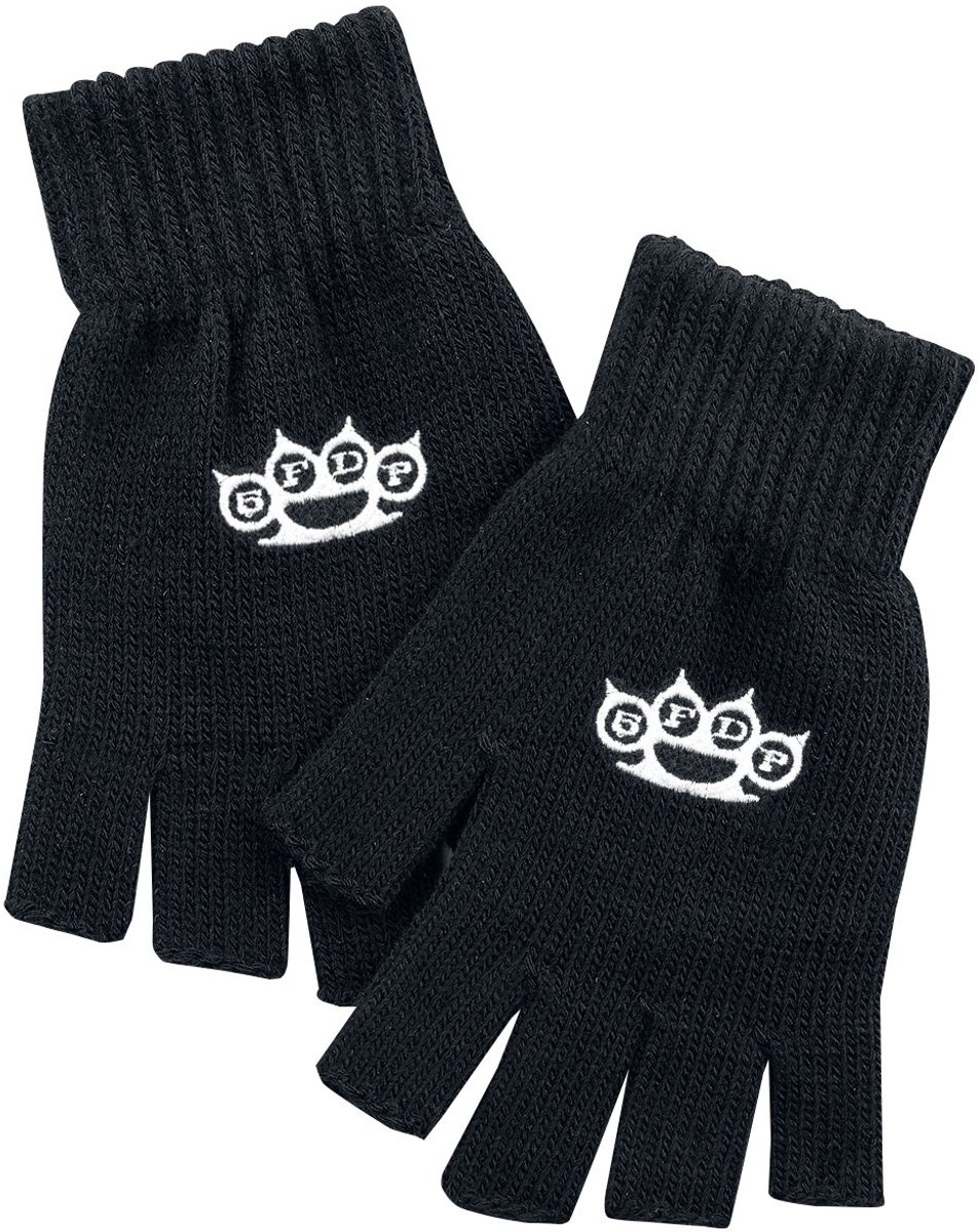 Five Finger Death Punch 5FDP Unisex Vingerloze handschoenen - zwart - Standard