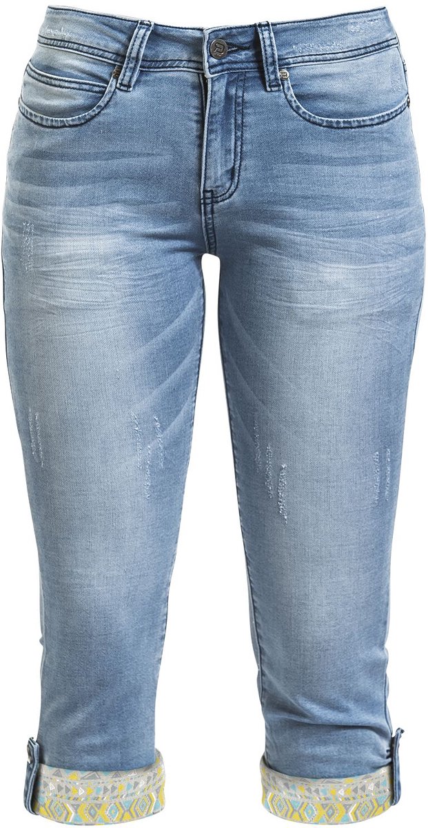 R.E.D. Rock-Engineered Design Lichtblauwe denim Bermuda - Dames - 30