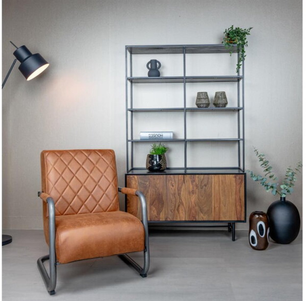 Tower Living Civo Fauteuil - Bull cognac