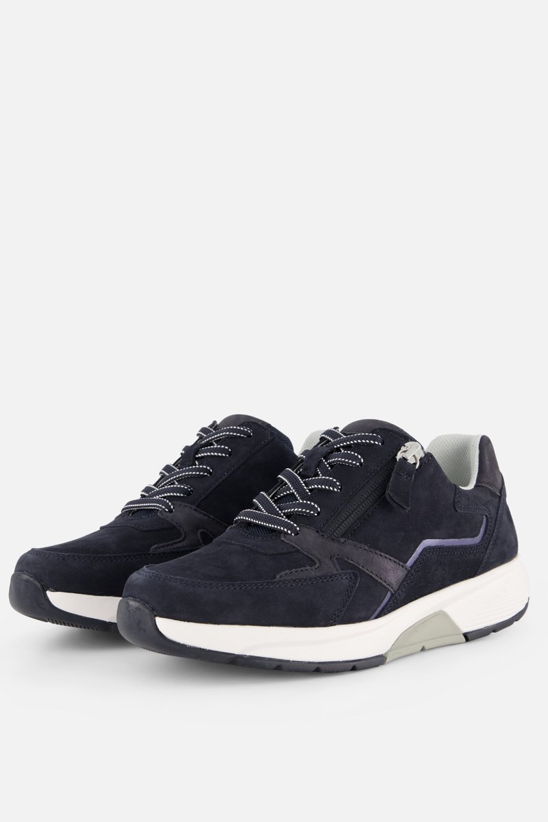 Gabor Rollingsoft Sneakers blauw Su�de