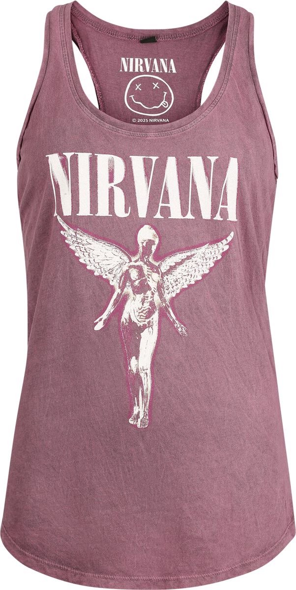 Nirvana In utero Dames Top - paars - M