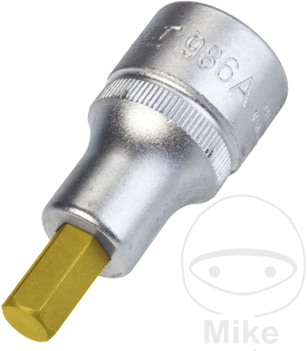 HAZET Dopsleutelbit 986A-5/16 · 1/2 inch (12,5 mm) vierkant hol · Binnen-zeskant-profiel · SW 5/16?
