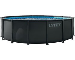 Ultra XTR Frame pool zwembadset Ø488x122cm - Inclusief zandfilterpomp +trap +grondzeil +afdekzeil - Opzetzwembad - Afmetingen: Ø488 cm x H122 cm - Vorm: rond - Inhoud: 19.156 L