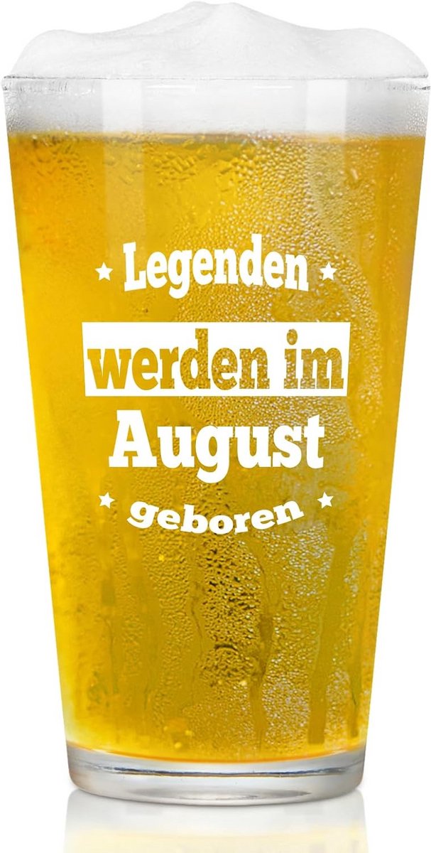 Grappig Bierglas - Ideaal Cadeau voor Mannen en Vrouwen - 35 ml