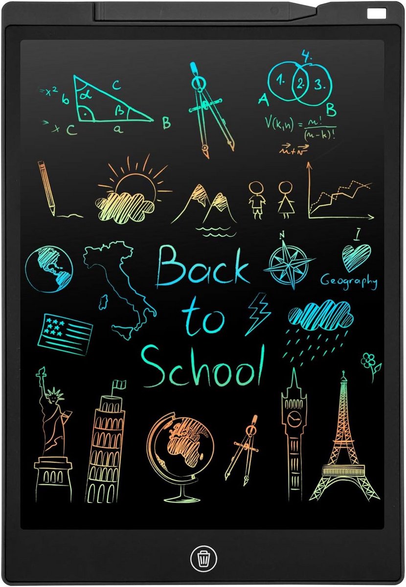 12 Inch LCD Writing Tablet - Elektronisch Veegbaar Tekentablet voor Kinderen