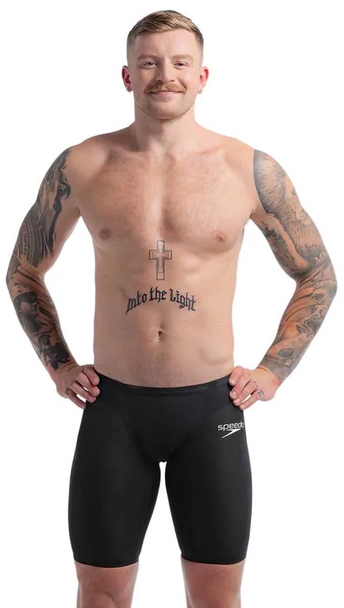 Speedo Fastskin Lzr Pure Valor 2.0 High Waisted Jammer Zwart UK 25 Man — afbeelding 6