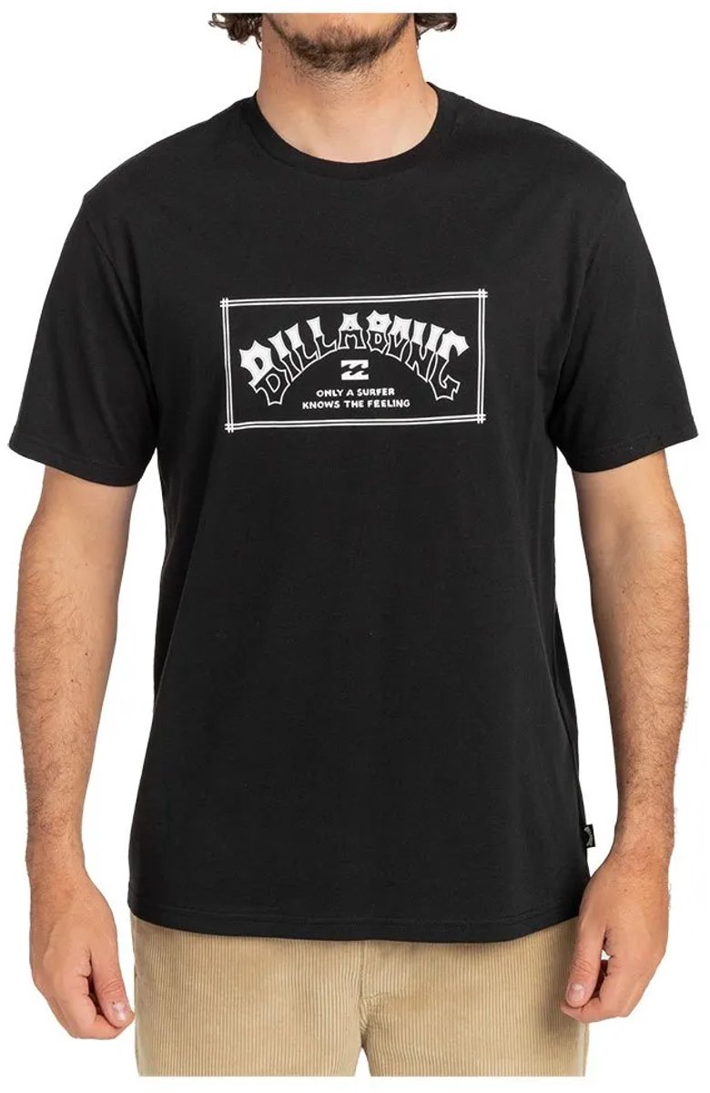Billabong Arch Wave T-shirt Met Korte Mouwen XL Man Zwart