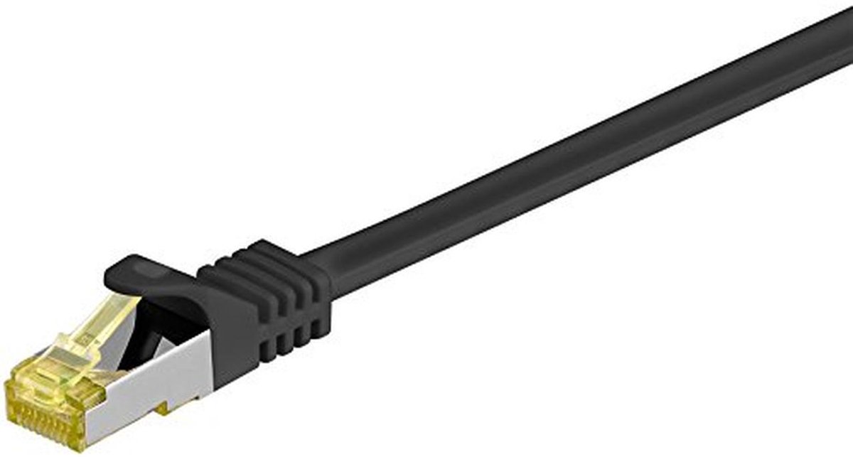 LAN-kabel CAT 7 - Dubbel Afgeschermde S-FTP Netwerkkabel van 1 Meter met 10 Gigabit