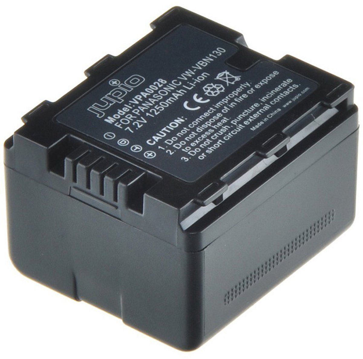 Jupio VW-VBN130 1250 mah - Accu Camcorder