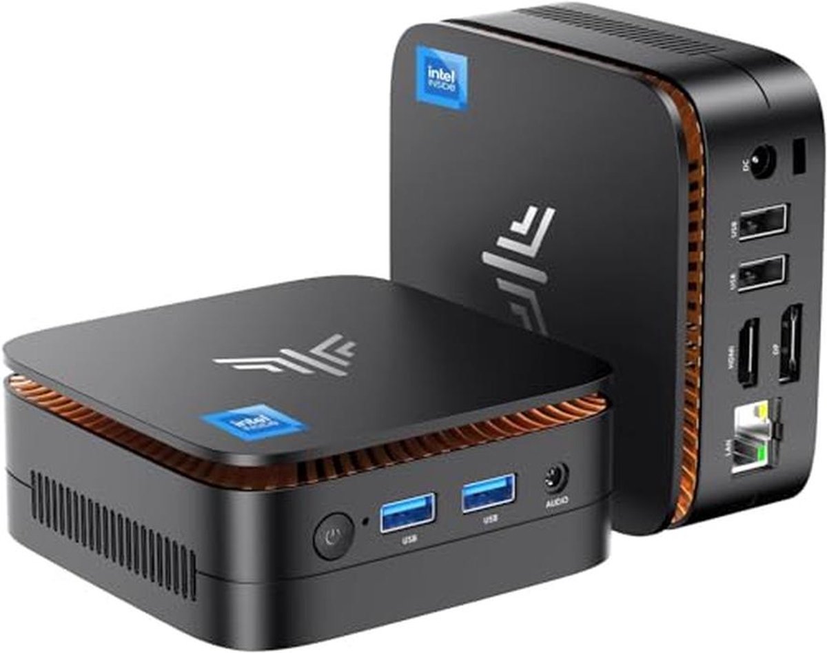 Mini PC met Alder Lake, 16GB RAM, 512GB SSD, Dual Display en 4K @ 60Hz