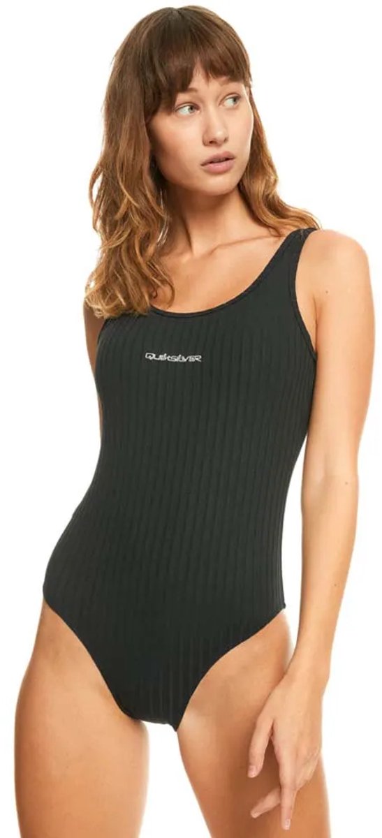 Quiksilver Logo Tank Zwemkleding XS Vrouw Zwart