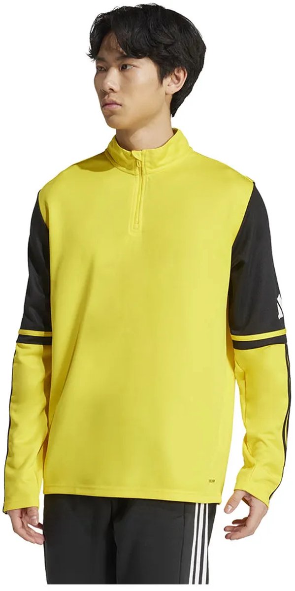 Adidas Squadra 25 Training Sweatshirt Met Halve Rits Regular Man Zwart