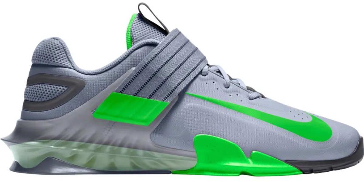Nike Savaleos Gewichthefschoenen Man Vrouw Ashen Slate / Grn Strike-anthrct
