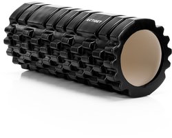 Actiget® Foam roller - Triggerpoint massage - Massage roller - 33 CM - Medium Hard - Zwart