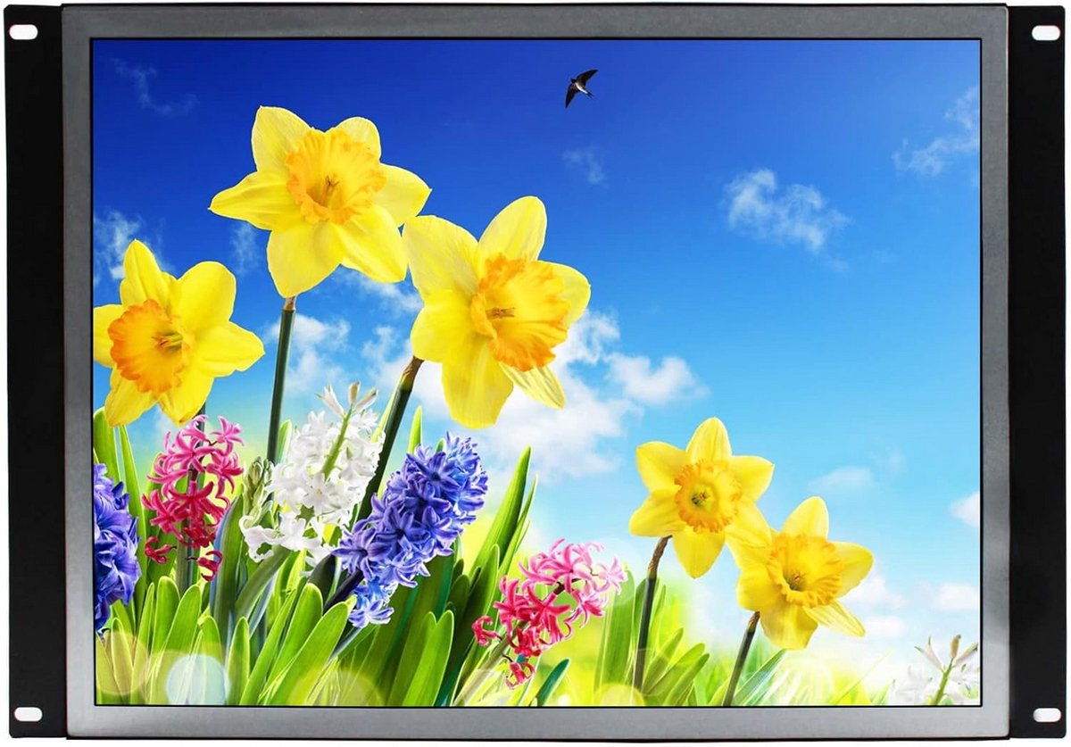 15 Inch Portable Industrieel Monitor met 1024 x 768 Resolutie en LVDS VGA DVI
