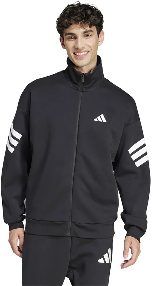 Adidas Future Icons 3 Stripes Woven Trainingsjack Regular Man Zwart