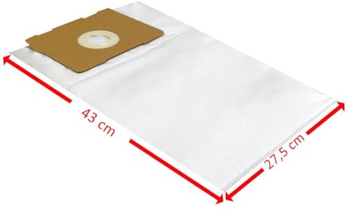 5x Vervangende Stofzuigerzakken voor 5-laags Fleece