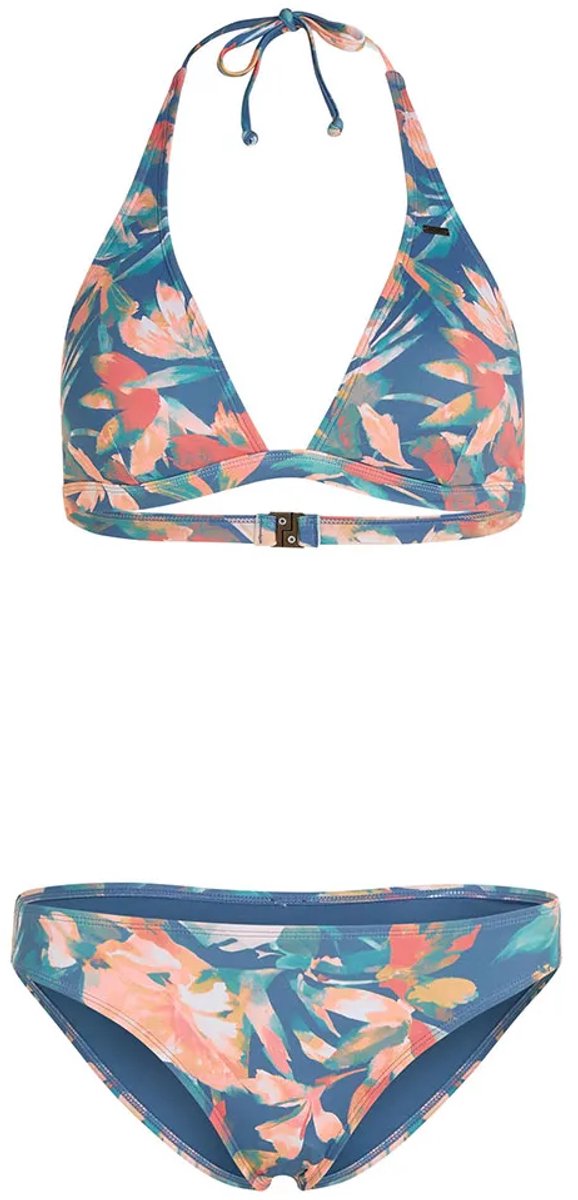 O´neill Essentials Marga Cruz Bikini 42 B Vrouw Blauw