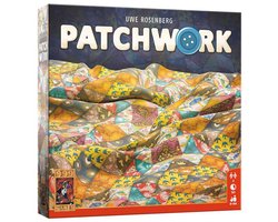 foto van 999 Games - Patchwork - Twee speler spel - Uitdagende puzzel voor 2! - Door de eenvoudige spelregels in combinatie met tactische uitdaging is Patchwork leuk voor iedereen!